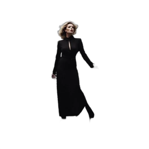 dress, jacket, staff, concept art transparent PNG cut-out