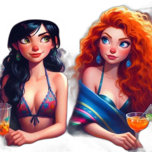 fantasy art, concept art, comic book art, cartoon transparent PNG cut-out