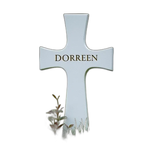 close-up, view, white, headstone transparent PNG cut-out