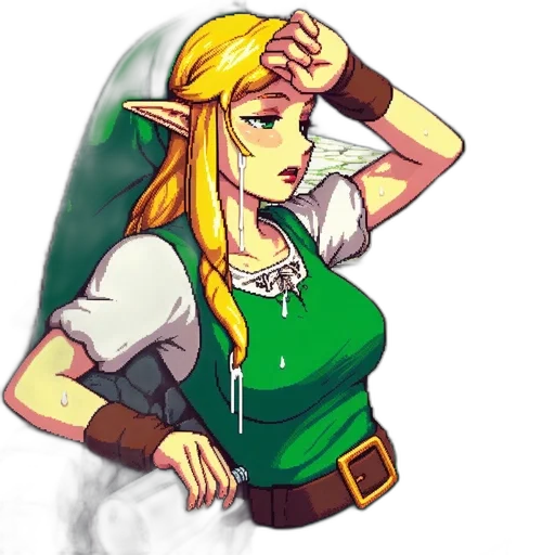 dress, staff, hat, concept art transparent PNG cut-out