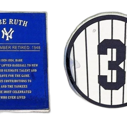 commemorative, plaque, babe, ruth transparent PNG cut-out
