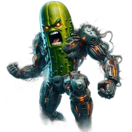 robot, creature, concept art, 3d render transparent PNG cut-out