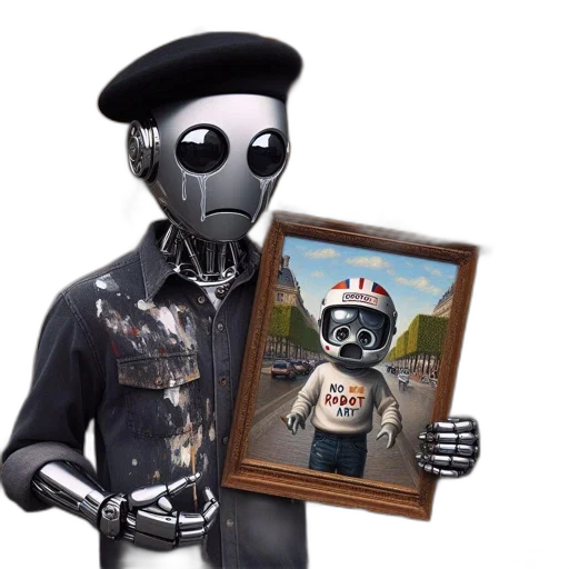 robot, mask, face, jacket transparent PNG cut-out