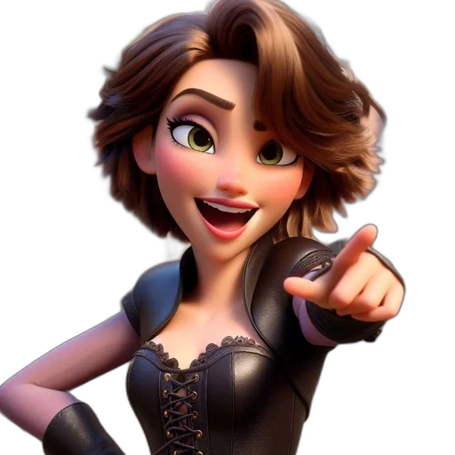 staff, dress, face, cartoon transparent PNG cut-out