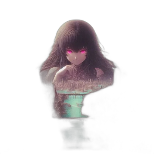 hair, creature, mask, robot transparent PNG cut-out
