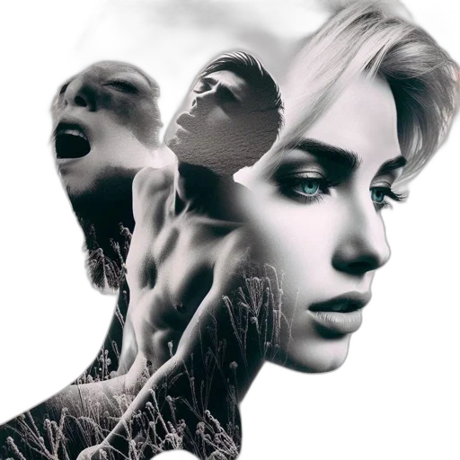 mask, face, robot, concept art transparent PNG cut-out