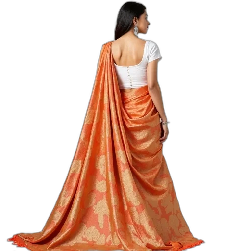 dress, golden, woman, wearing transparent PNG cut-out