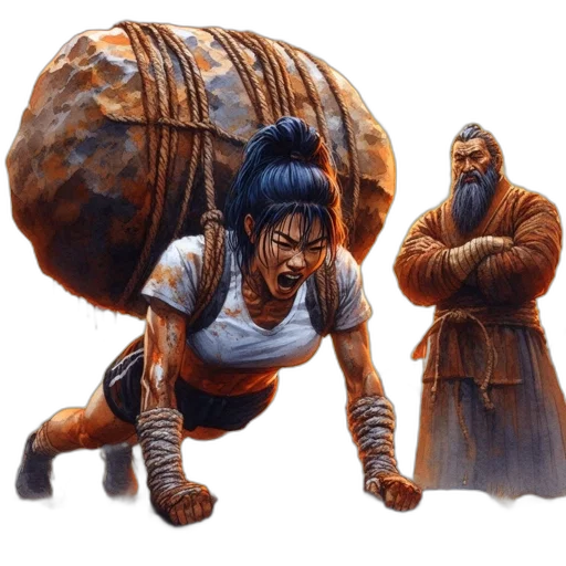 concept art, fantasy art, oil painting, comic book art transparent PNG cut-out