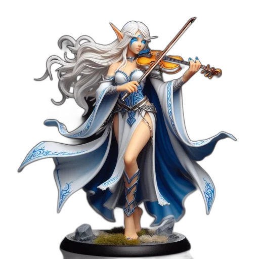 fantasy art, concept art, detailed, figurine transparent PNG cut-out