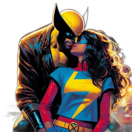 comic book art, concept art, two, individuals transparent PNG cut-out
