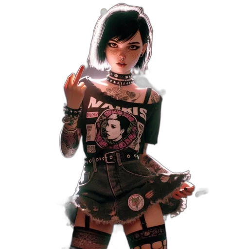 dress, robot, jacket, face transparent PNG cut-out