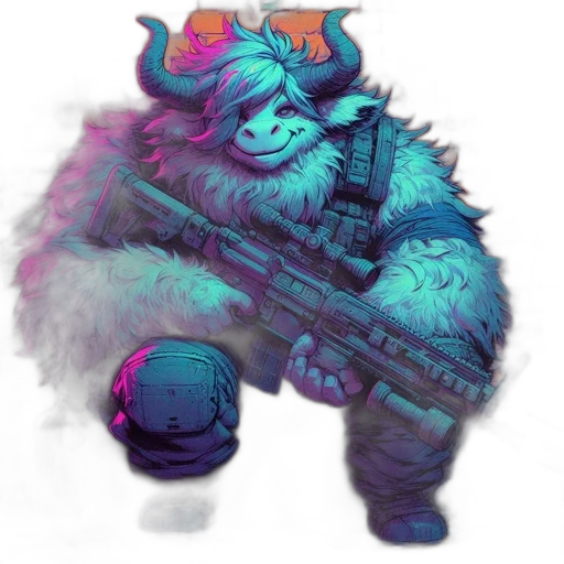 weapon, creature, animal, staff transparent PNG cut-out