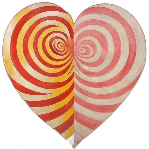 heart, divided, into, two transparent PNG cut-out