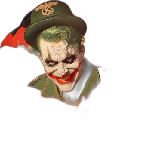 face, mask, hat, comic book art transparent PNG cut-out