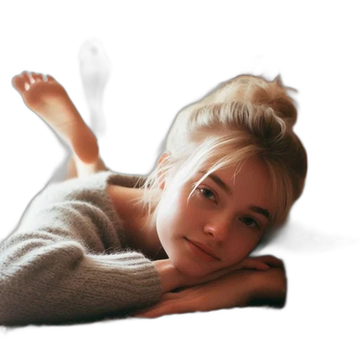 face, mask, hair, shoes transparent PNG cut-out