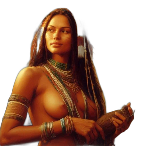 jewelry, face, staff, weapon transparent PNG cut-out