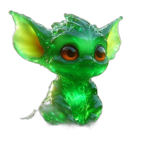 creature, dragon, mask, staff transparent PNG cut-out