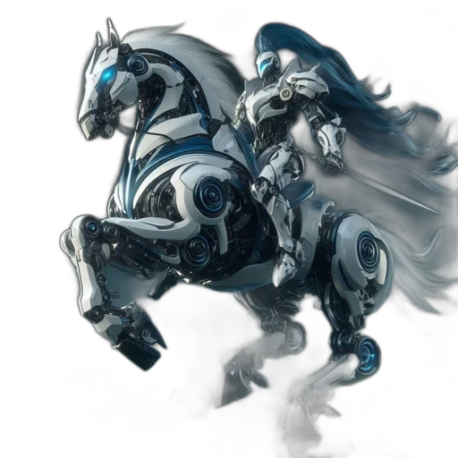 dragon, robot, weapon, sword transparent PNG cut-out