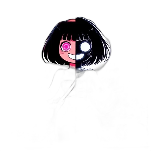 hair, mask, staff, hat transparent PNG cut-out