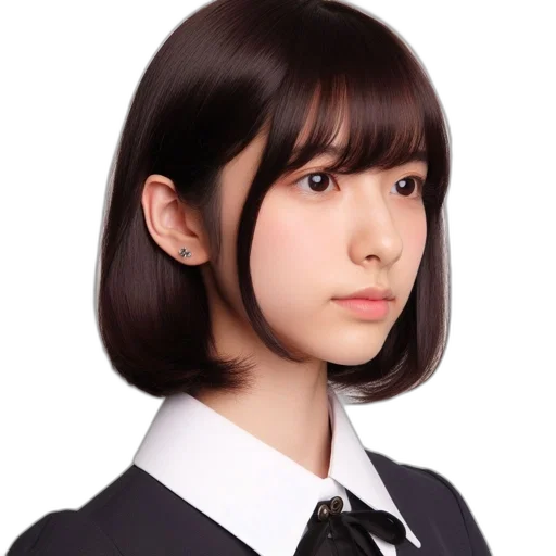 face, hair, staff, robot transparent PNG cut-out