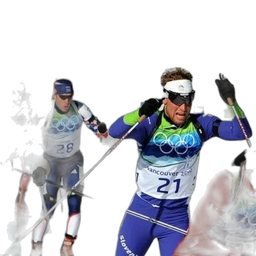 group, skiers, vancouver, 2010 transparent PNG cut-out