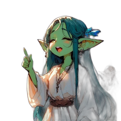 staff, creature, dragon, fantasy art transparent PNG cut-out