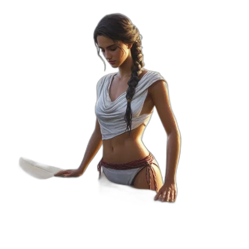 staff, weapon, sword, 3d render transparent PNG cut-out