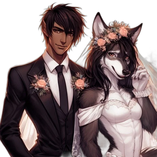 fantasy art, anime, concept art, watercolor transparent PNG cut-out