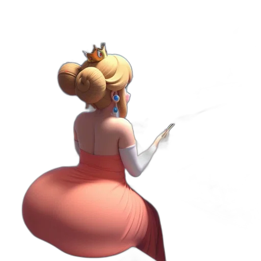 crown, dress, staff, weapon transparent PNG cut-out