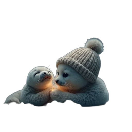 hat, creature, 3d render, concept art transparent PNG cut-out