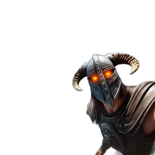 robot, mask, concept art, 3d render transparent PNG cut-out