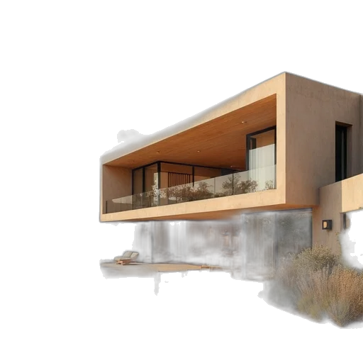 building, 3d render, photorealistic, concept art transparent PNG cut-out