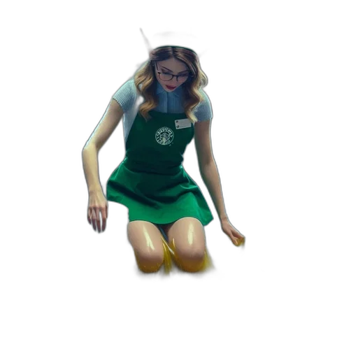 staff, dress, creature, mask transparent PNG cut-out