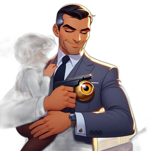 staff, jacket, concept art, comic book art transparent PNG cut-out