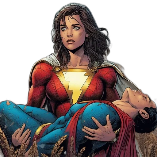 comic book art, during, storm, distressed transparent PNG cut-out