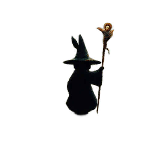 hat, staff, flower, crown transparent PNG cut-out