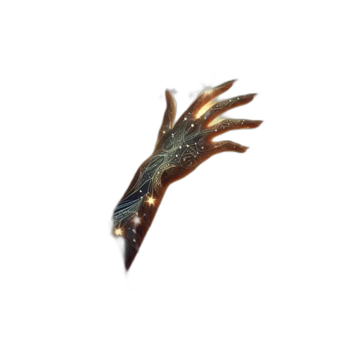 dragon, creature, staff, animal transparent PNG cut-out
