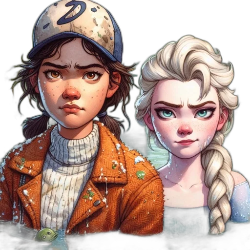 concept art, fantasy art, pixel art, comic book art transparent PNG cut-out