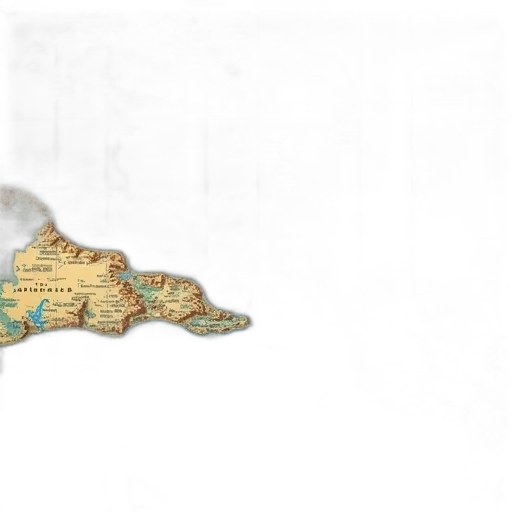 concept art, 3d render, nautical, chart transparent PNG cut-out
