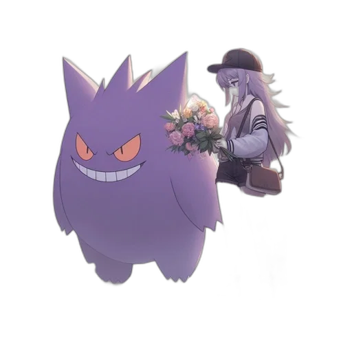 creature, flower, animal, staff transparent PNG cut-out