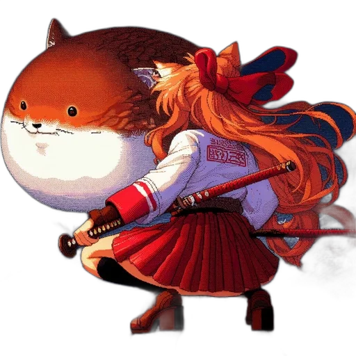 weapon, animal, staff, creature transparent PNG cut-out
