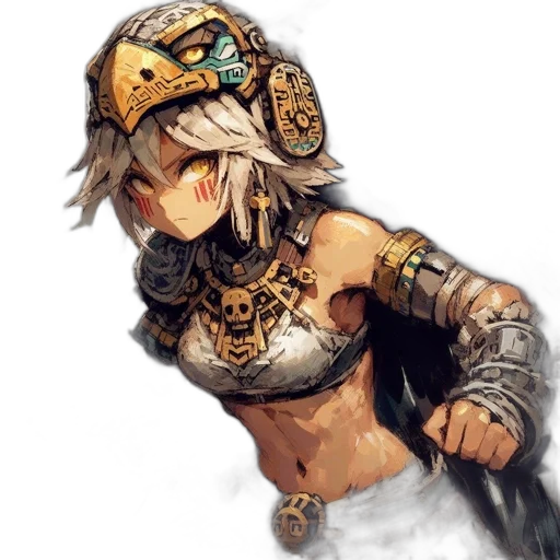 sword, weapon, mask, staff transparent PNG cut-out