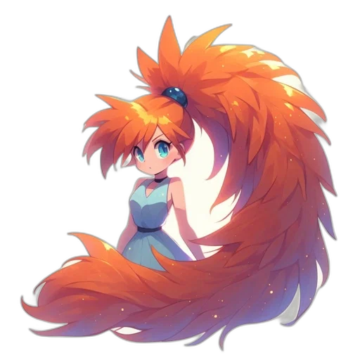 hair, creature, animal, staff transparent PNG cut-out