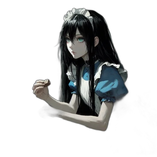 dress, robot, staff, face transparent PNG cut-out