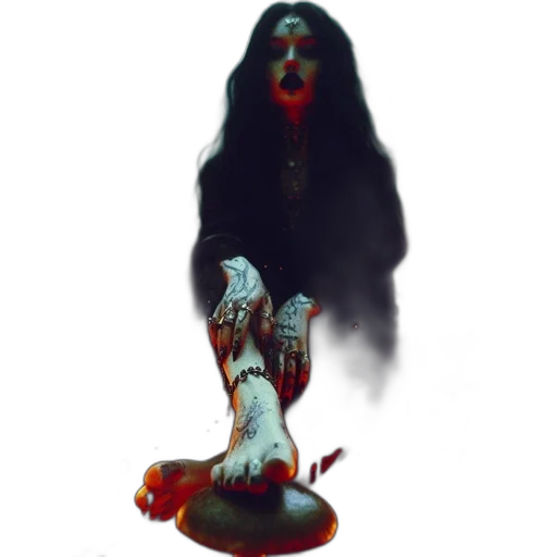 creature, staff, mask, concept art transparent PNG cut-out