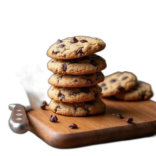 food, photorealistic, 3d render, stack transparent PNG cut-out