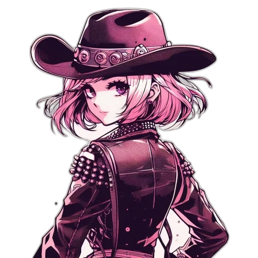 hat, jacket, weapon, staff transparent PNG cut-out