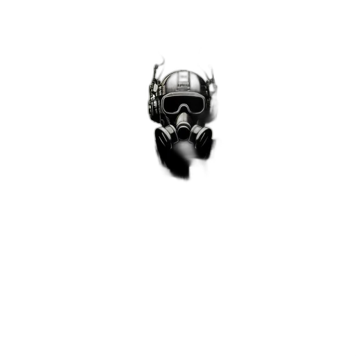 mask, robot, face, weapon transparent PNG cut-out