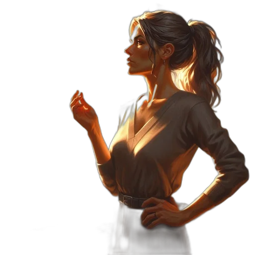 dress, staff, jacket, jewelry transparent PNG cut-out