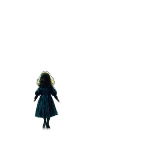 dress, staff, creature, robot transparent PNG cut-out